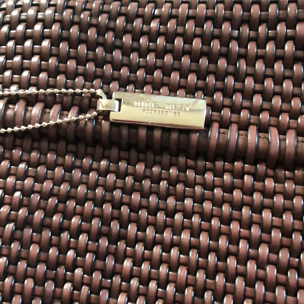 Minimalist Chic Y2K Coastal Grandmother Brown Woven Handbag - Picture 5 of 8